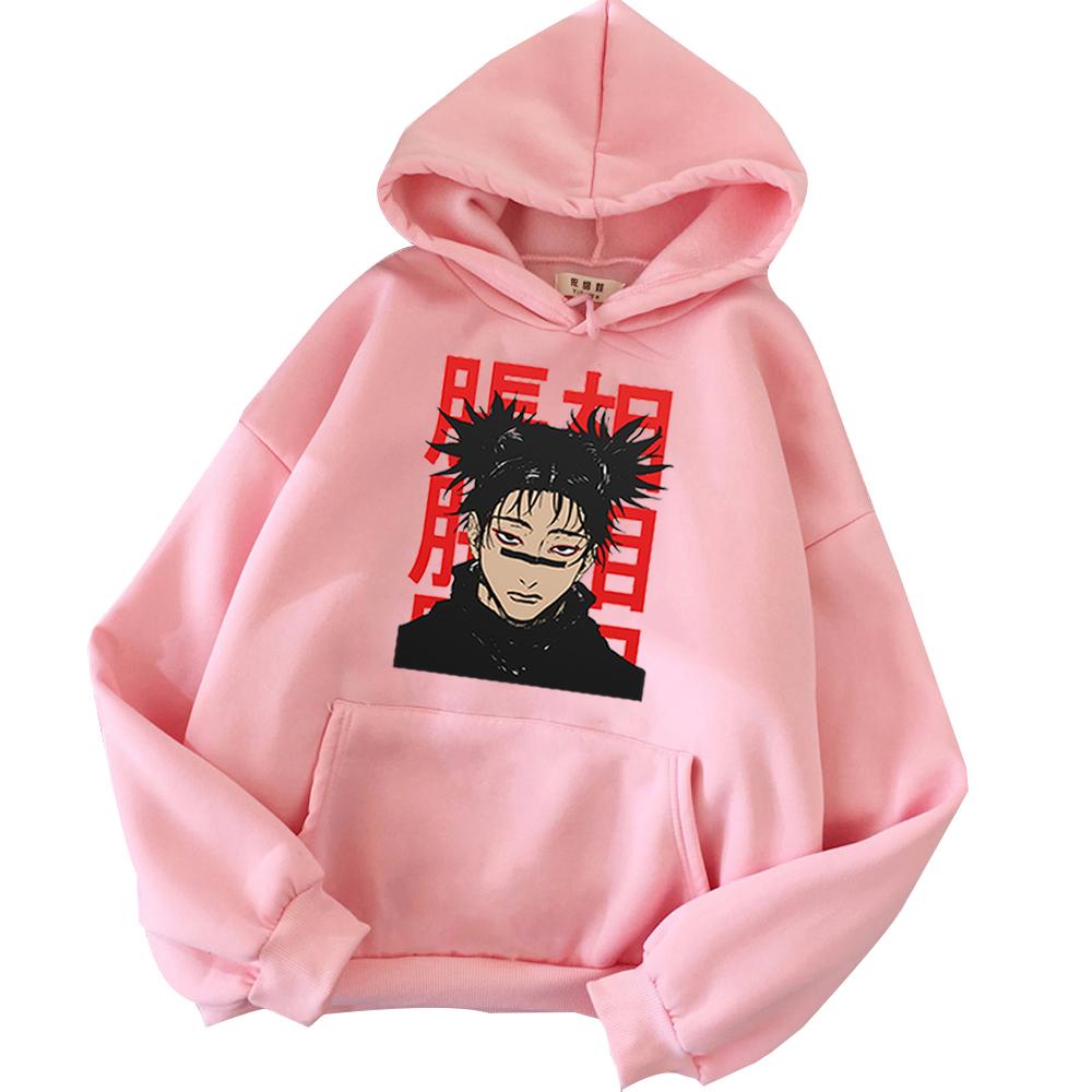 Jujutsu Kaisen Anime Sweatshirt Choso-tryckt Hooded Herr Dam Långärmade Huvtröjor Plus Size Streetwear Harajuku Unisex Pullover