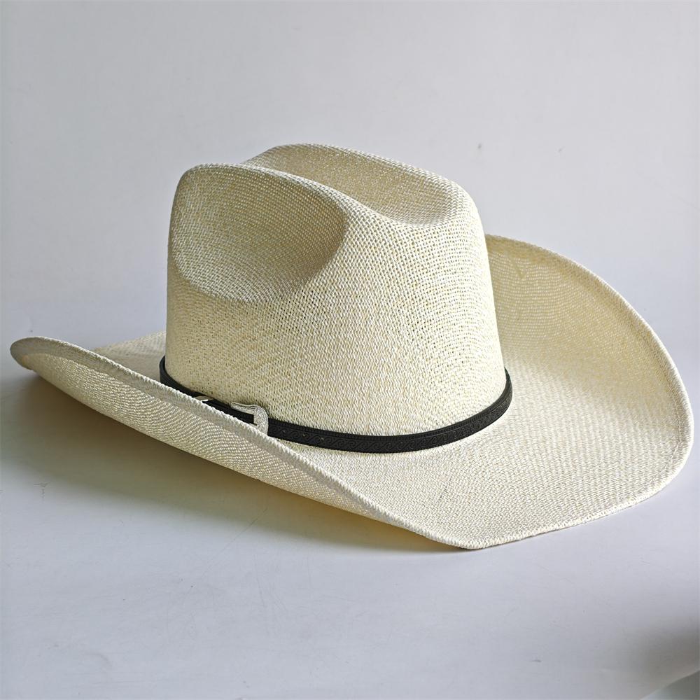 Sombrero de Vaquero Occidental de Ala Ancha Sombrero Tejido a Máquina Para Mujeres Hombres Protección Solar para Exteriores Playa Viajes Vacaciones