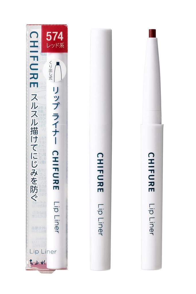 Chifure Lip Liner Lipstick Unscented 574 Red 1 Piece