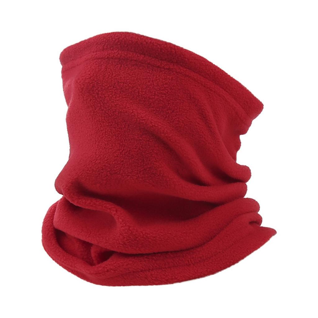 Outdoor Neck Gaiter, Winter Fleece, Solid Color, Warm Scarf, Ski Face Protectioned, Cycling Windproof And Warm Mask