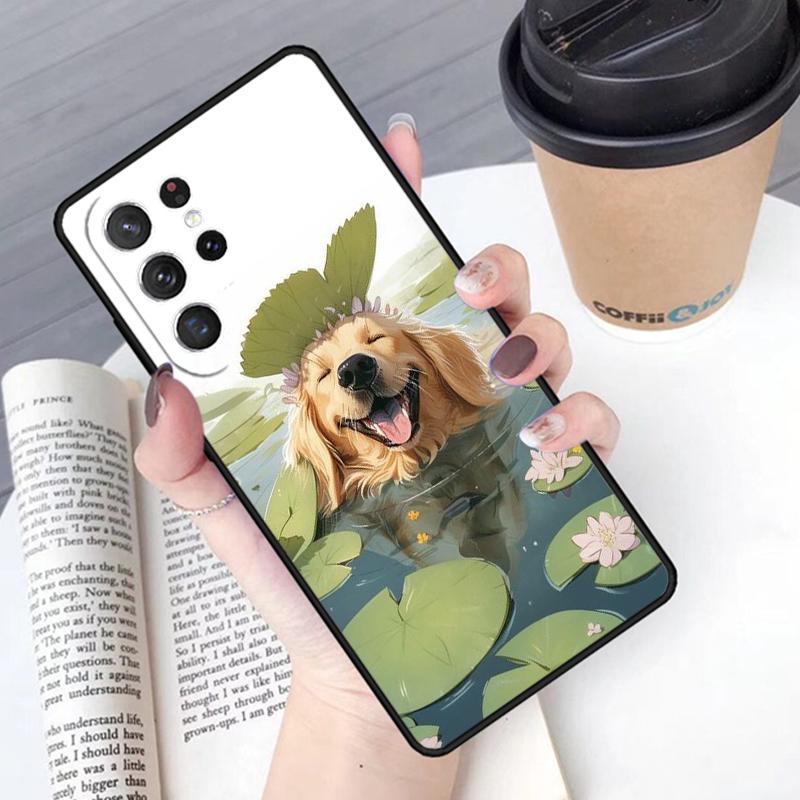 Golden Retriever Dog phone case Cover For Samsung Galaxy S24 S25 Ultra S21 S22 Ultra S10E Note 10 Plus Note 20 FE S23