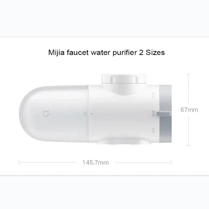 New XIAOMI Mijia Faucet Water Purifier 2 Household Kitchen Tap Visible Water Filter Activated Carbon Percolator System белый