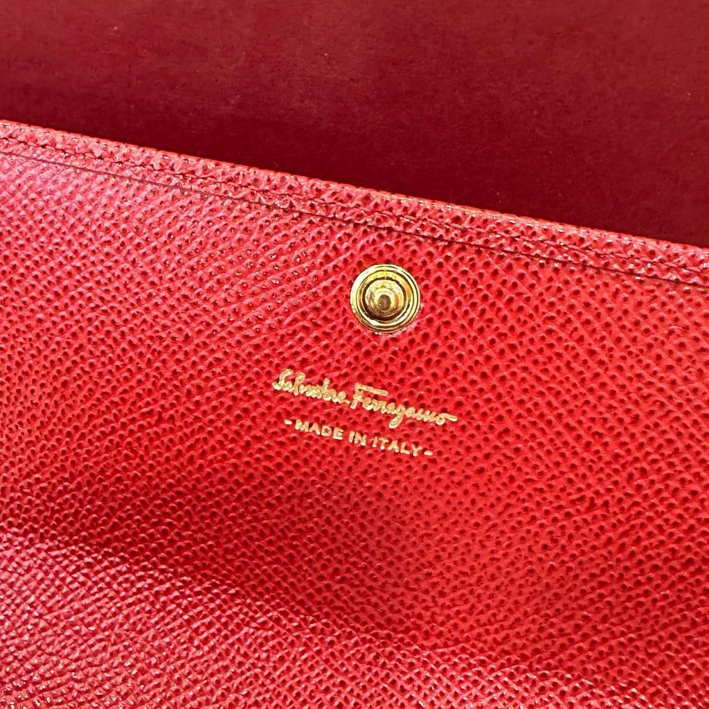 [Pre-Owned] Red Leather Card Holder - Excellent #CBBYMS