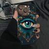 Blue Eyes and Big Eyes Are Suitable for Apple 17Promax Mobile Phone Case, Personalized Vitality Case iPhone16/15/1413.
