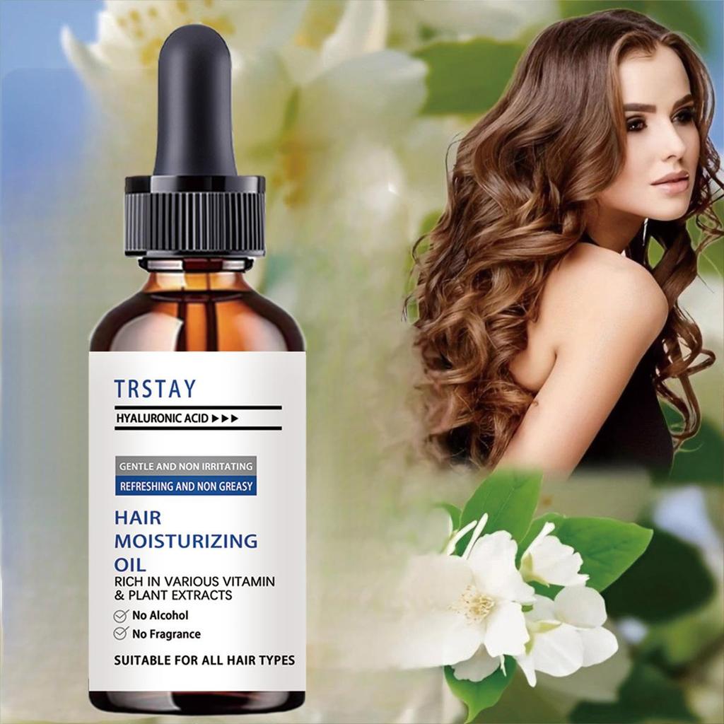Hårvekstvæske fremmer hårabsorpsjon, pleiende pleie Flytende fuktighetsgivende hårvekst essensiell olje Hårpleie essensiell olje