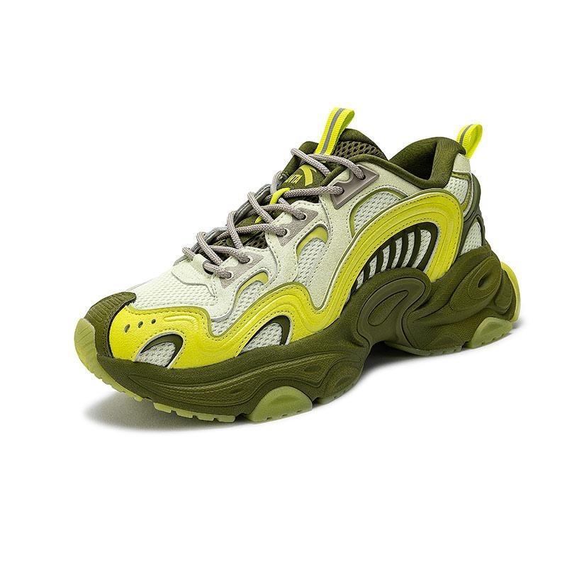 Anta Super Body S Low Top Casual Shoes Mens Yellow Green 112518851-5