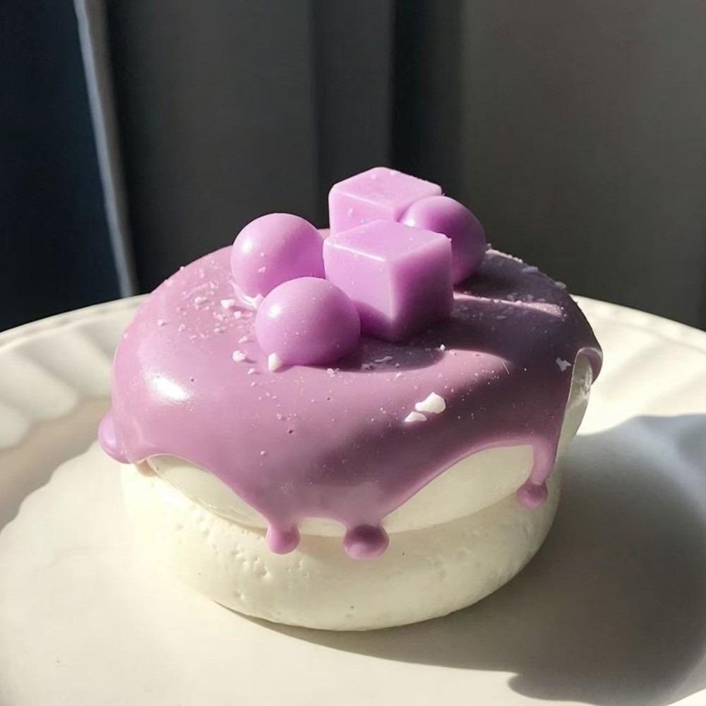 Mini Cute Cake Squishy Fingertip Toy Chocolate Cheese Slow Rebound Toy for Kid Gifts