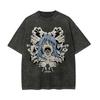T Shirt Jujutsu Kaisen Men Acid Wash Idle Transfiguration Anime Streetwear Cursed Spirit Graphic Vintage Bootleg Tee