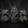 Mystery Skull Metal DND Dice Set for Dungeons and Dragons, Unique Magic RPG Role Playing Game Accessories Gifts