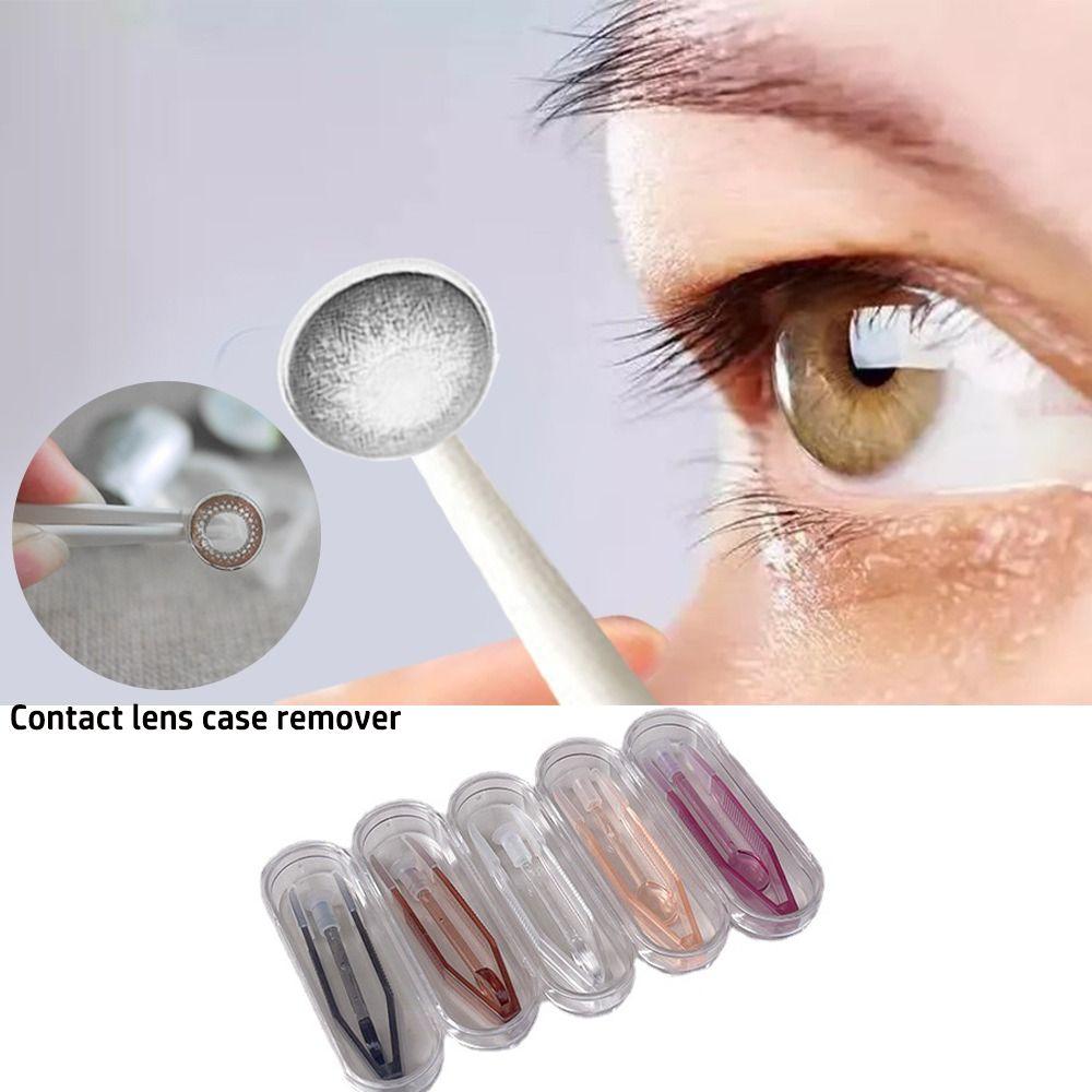 Avec Ventouse Insértion Retrait Lentilles de Contact Pinces Set Boîte pour Soin des Yeux