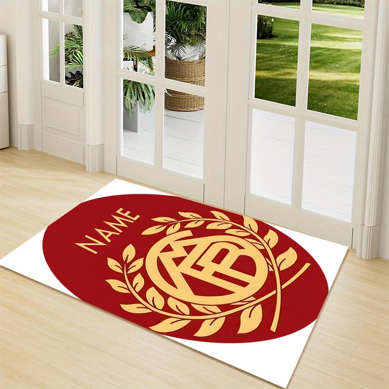 Custom Name Brentford Football Club Crest Carpet Rug Customizable Soft Washable Anti-Slip Home Living Room Sofa Mats Personalized Rug. 0909208