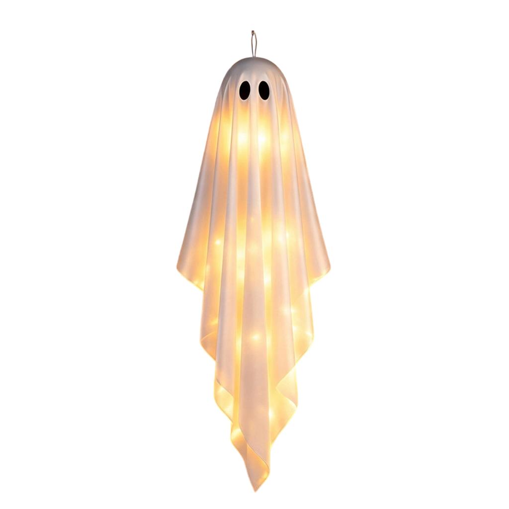 Große Halloween-Hängedekorationen mit Licht, Batteriebetrieben, 1,2m/1,5m/1,8m, Innen-Außen-Dekoration