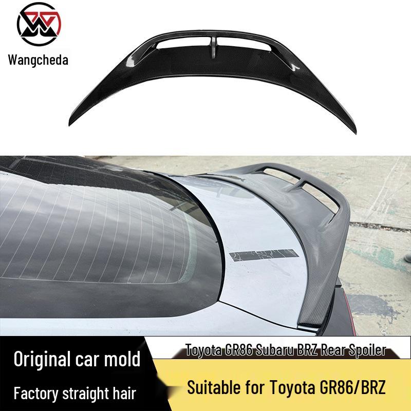 

Carbon Fiber Rear Spoiler and Dual Hole Diffuser Wing for 2022+ Subaru BRZ & Toyota GR86.