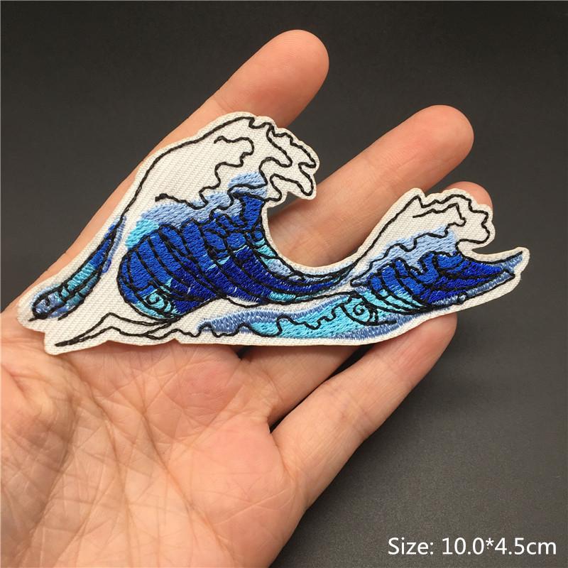 Punk Bestickte Aufnäher Für Kleidung Aufbügelbare Patches Applikationen Diy Anime Kleidung Thermoklebende Aufkleber