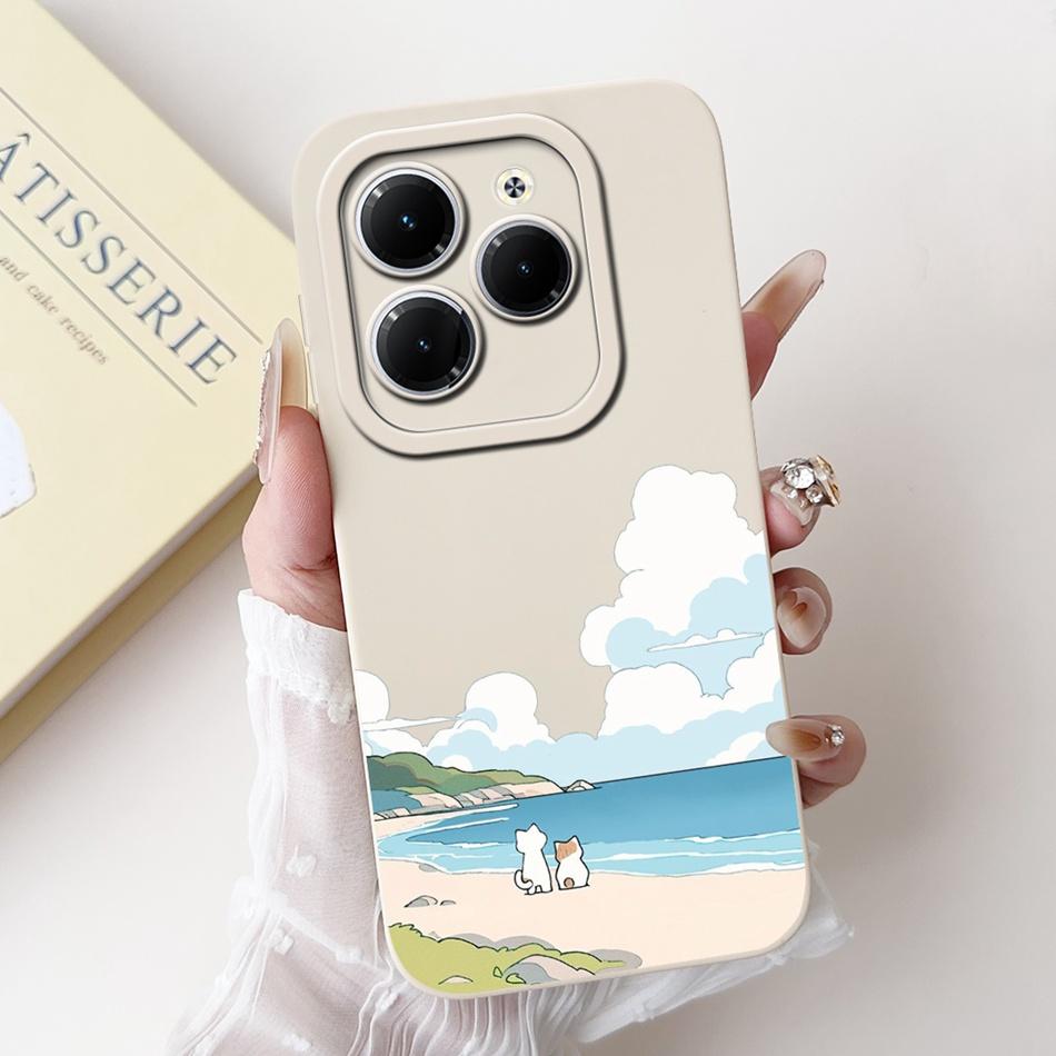 For Infinix Hot 40 Pro Case Hot 40 40i 40Pro Hot40 Hot40i Cute Panda Rabbit Cartoon Soft Silicone Shockproof Phone Cases
