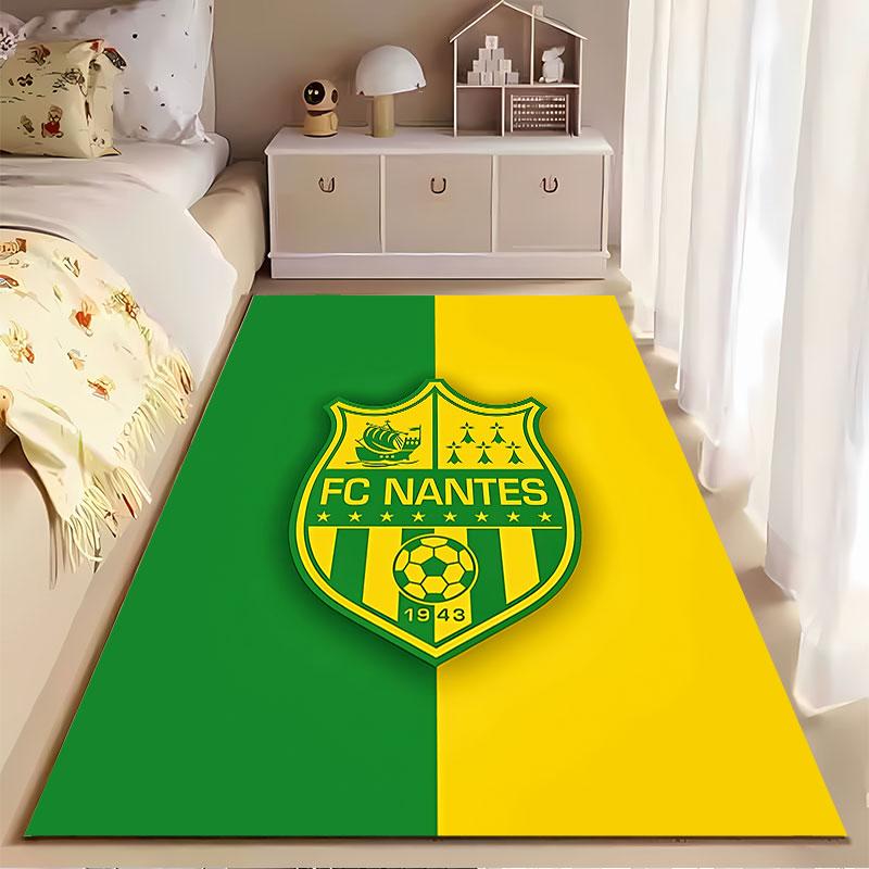 FC Nantes Logo Carpet Design suitable as a non-slip mat for the living room or bedroom sofa