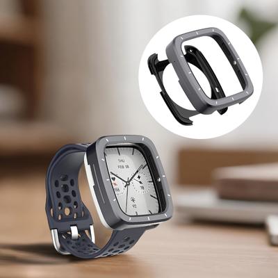 Protective Case TPU Back Cover Watch Protective Cover Frame Bumper Case Cover for Amazfit Active 2 Square