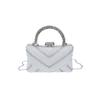 Women's Chain Shoulder Bag – Pearl Evening Clutch, Fashion Crossbody Purse, Elegant Handbag for Party, Wedding, Prom