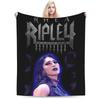 Superweiche Rhea Ripley Wrestlerin Wrestling-Kuscheldecke Premium Flanell-Fleece Leichte Decke Gemütlich Warme Decken Ganzjahres
