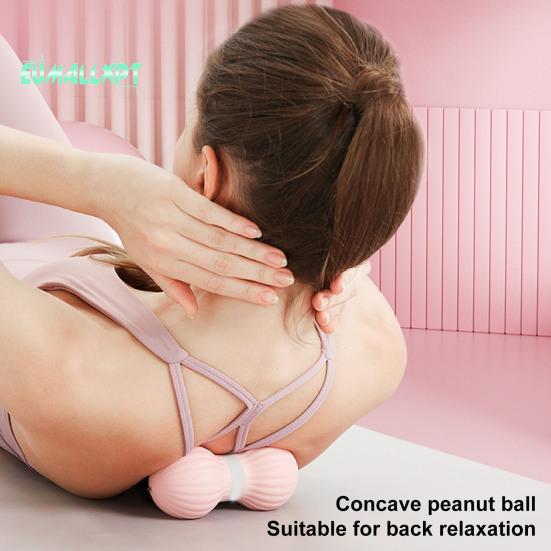 Silikonový fascia míček s přísavkou - Kompaktní velikost, Přenosný, Úleva od svalové bolesti a napětí, Masážní míček pro hloubkovou tkáň