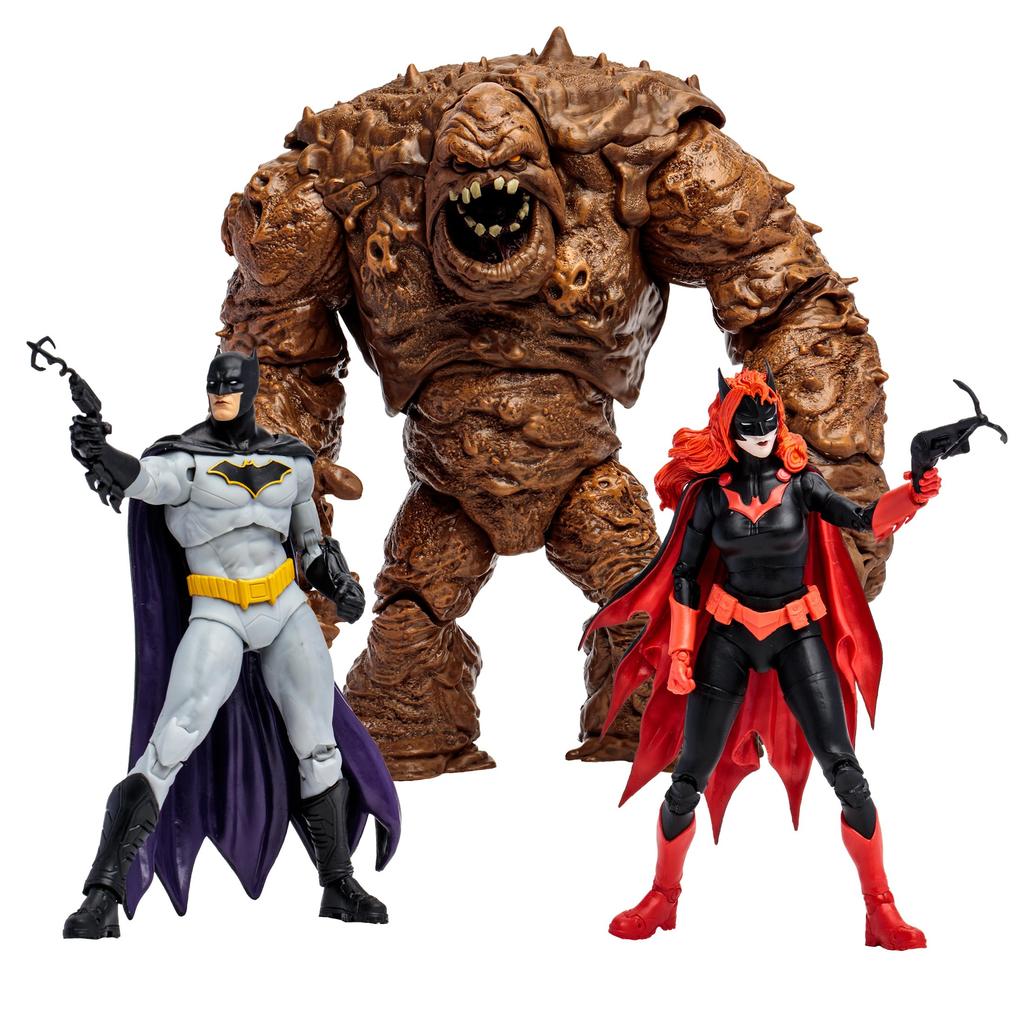McFarlane Toys - DC Multiverse Clayface Batman & Batwoman 3-Pack, Gold Label, Amazon Exclusive.