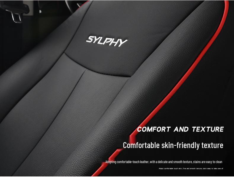 Sylphy Classic Vollumfassende Autositzauflage, 14. Generation, 2020, Universell für alle Jahreszeiten.