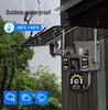 V380Pro Dual-Lens 4G Solar CCTV Camera for Outdoor Home Remote Monitoring