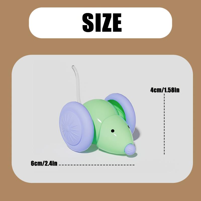 Cat Electric Toy Racing Car Mouse Teaser Wand Self-Entertainment Cat Teaser Magic Dog Toy Cat Toy