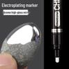 Mirror Chrome Electroplating Touch-Up Marker for Metal and Models