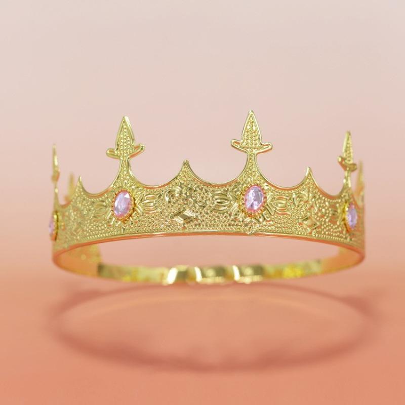Crown Prince Crown Wedding Birthday Ball Party Halloween Decoration Hairpin