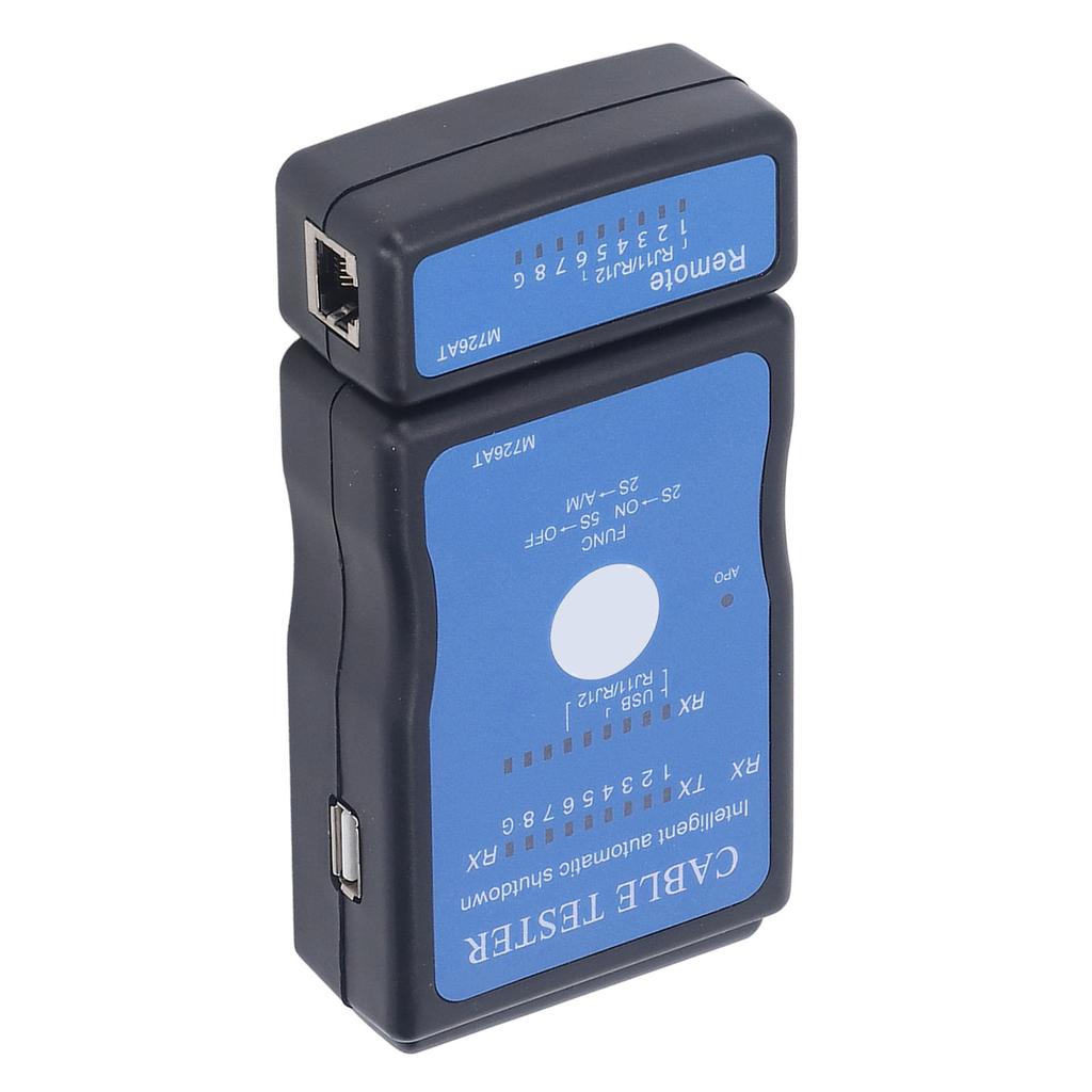 Network Cable Tester Multifunctional Intelligent Testing Split Type Handheld POE Tester for Ethernet