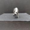 MINI Solid Pure Copper Ornament Bullish Lucky Cow 6cm Bull Wall Street Mascot Home Decor Desktop Crafts Sculpture Decoration