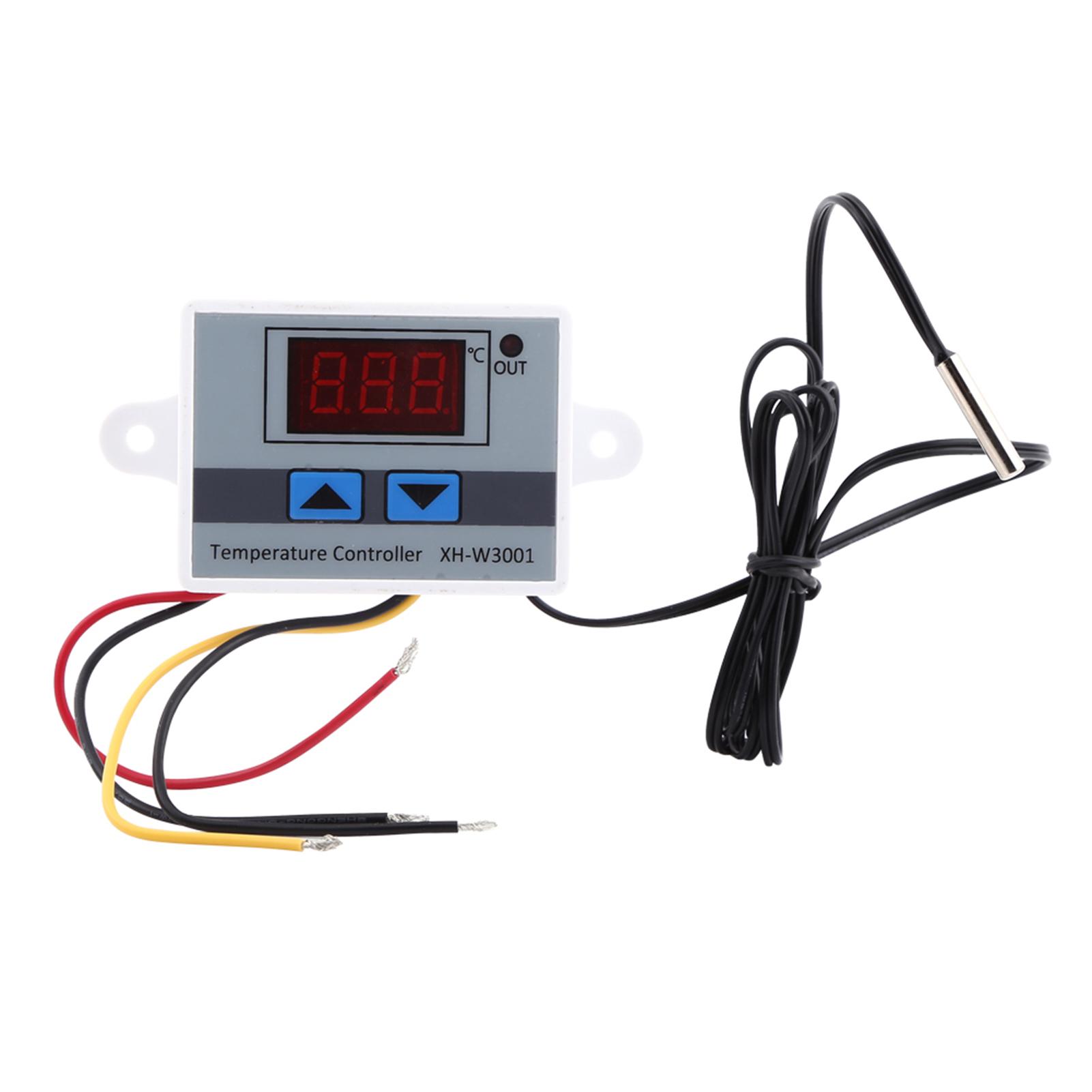 

AC220V High Accuracy Digital Thermostat Control Temperature Controller with Probe Thermostat Controller Thermostat