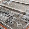 Used HERMES Carre 55 Scarf / Paris Station Bandana