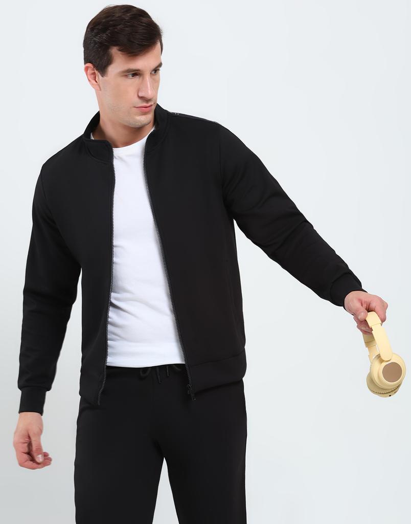 Rock It Men's Mock Neck Full Sleeve Tracksuit