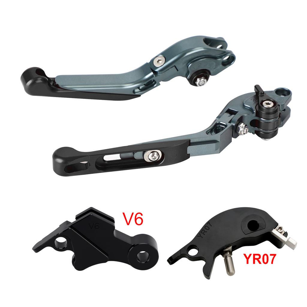 Adjustable Clutch Brake Lever fit for YAMAHA XSR900 XSR900GP MT-09 24-25 Black
