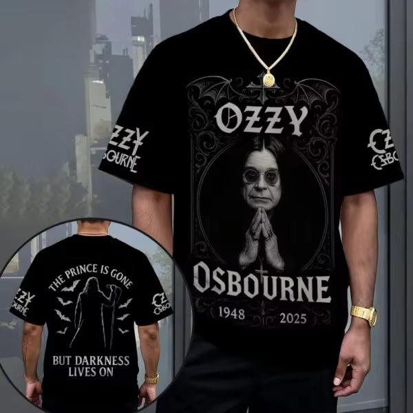 Men T Shirt Rock Band Adams Rock Ozzy Osbourne 3D Print T-shirt Men Women Fashion Short Sleeve Tops Tees Kids Clothing