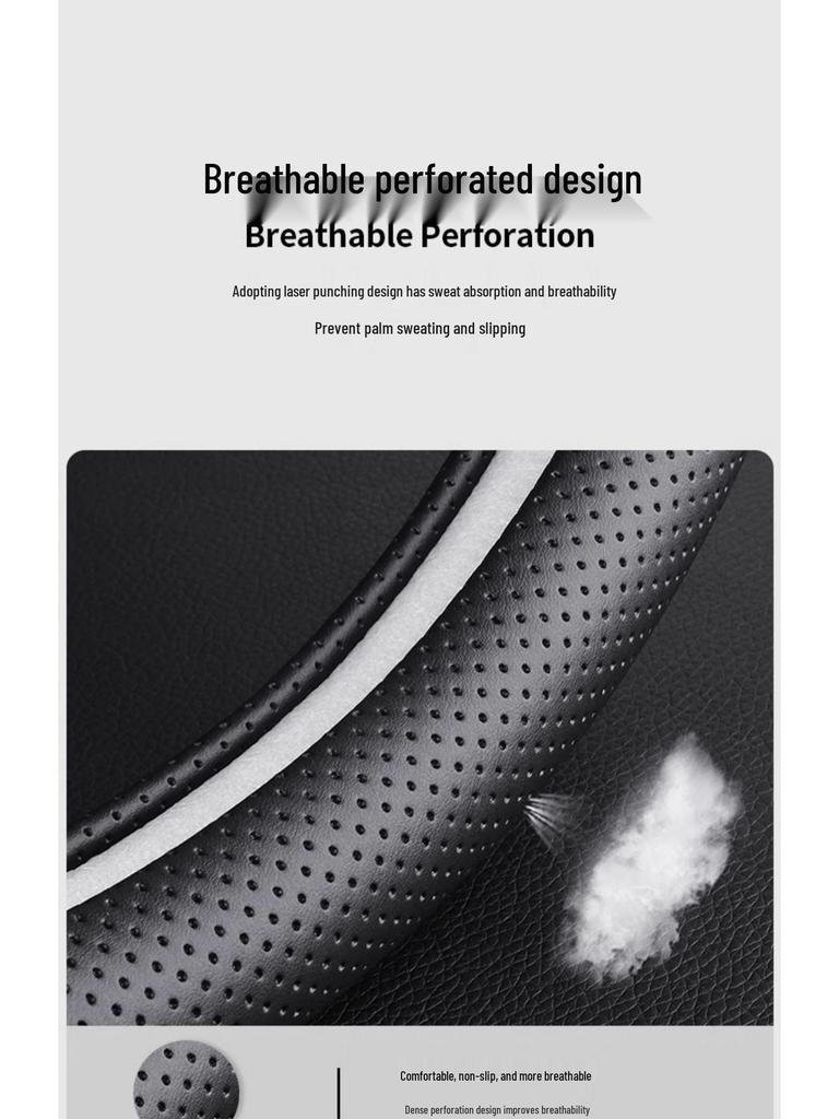 Ideal L8/L9/ONE Steering Wheel Cover: Original Car Color, New Energy Vehicle Interior Accessory.