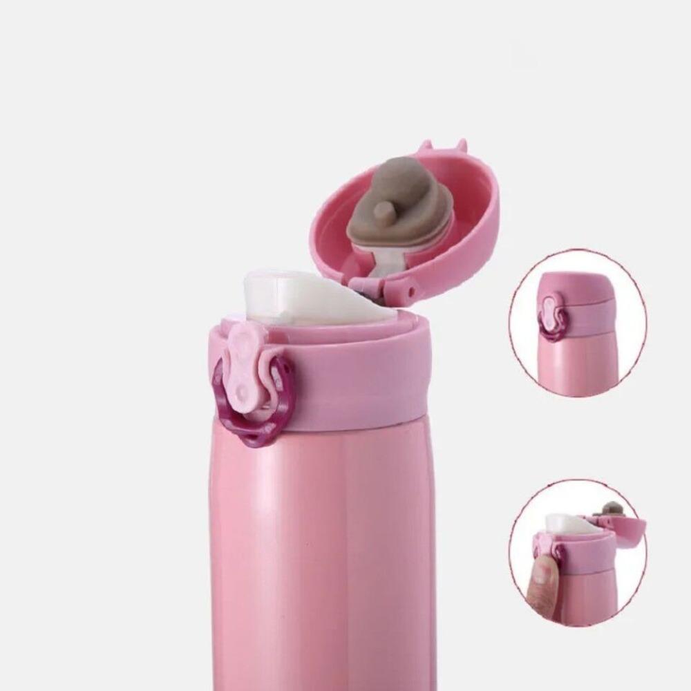 Bilayer Vacuum Insulated Cup 500ML Bouncing Cup Portable Water Cup
