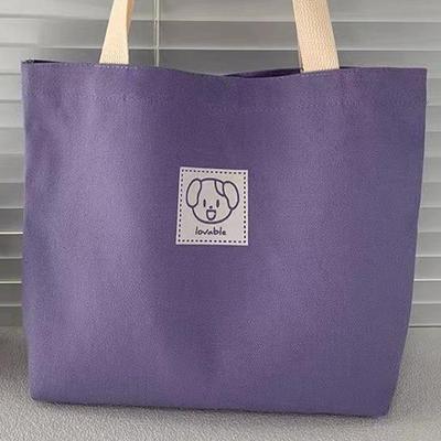 Bolso de lona para mujer, de gran capacidad, sencillo, para el hombro, para ir al trabajo