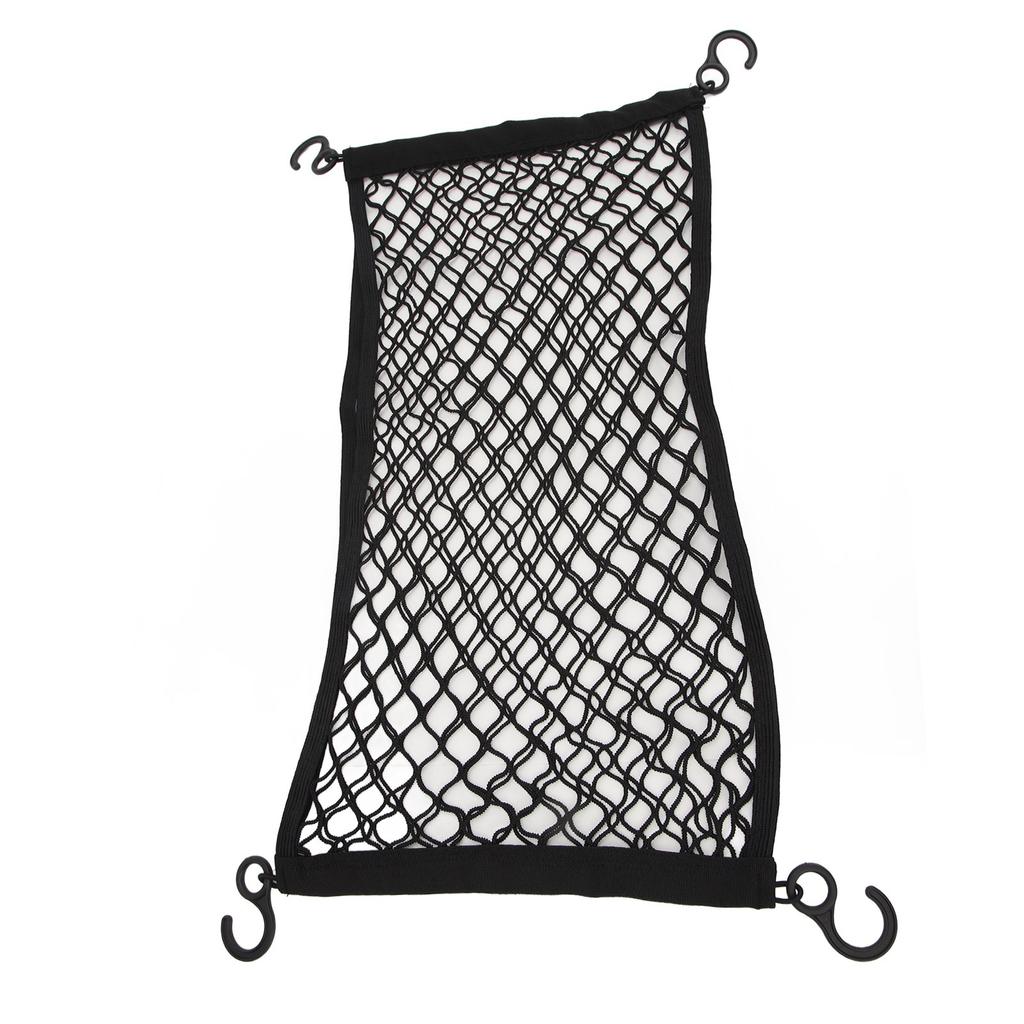 Camping Cart Cargo Net Latex High Elastic Hook Design Rubber Band Fixed Dual Layer Mesh Cargo Net