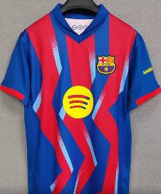 2526 Thai Football Fan Jersey Santos Marseille America Mallorca Short-sleeved Quick-drying T-shirt New La Liga