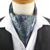 Pánská kravata Žakárová Květinová Paisley Pánská kravata Svatba Formální Ascot Šátek Samozavazovací Britský Gentleman Polyester Měkká kravata Luxusní