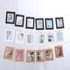 10 Pcs Combination Paper Frame with Clips DIY Kraft Paper Picture Frame Hanging Wall Photos Album 2M Rope Home Decoration Craft WBL