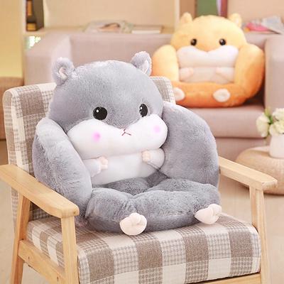 Hamster Cushion Back Office Chair Cushion Sofa Pillow Cushion Home Decoration Tatami Cute Cushion Lumbar Support Children's Gift