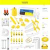 Hydraulic Disc Brake Bleed Kit Multi-size Adapters Portable Drop-resistant Case for  Road Bike Maintenance