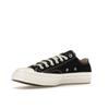 Comme Des Garçons PLAY X Converse Chuck 70 Low Single Heart - Black Unisex Sneakers Red Egret A08804C