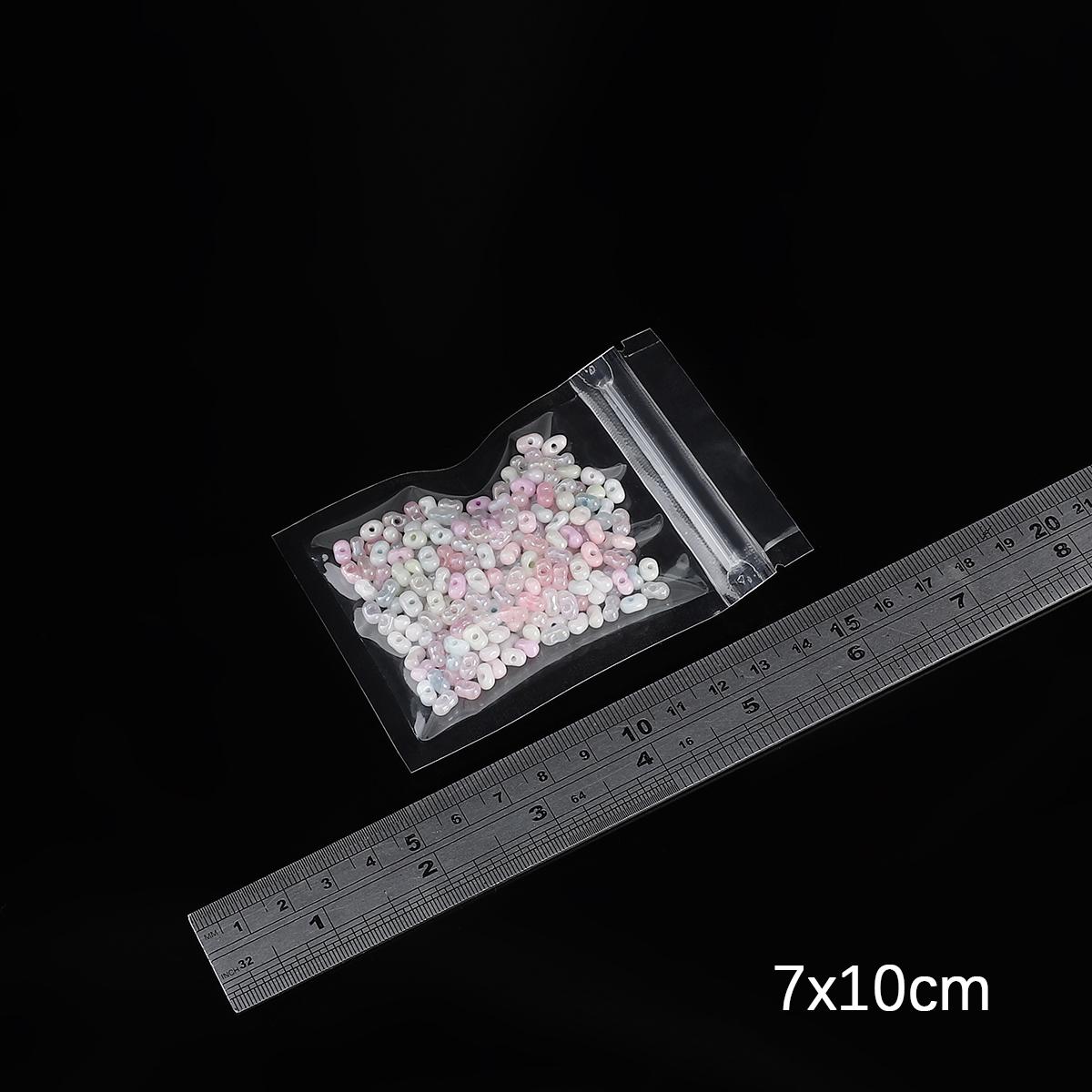 10/20 шт. OPP Прозрачный самоклеящийся пакет ПЭ Пакет для упаковки аксессуаров ручной работы 7x10cm 20pcs