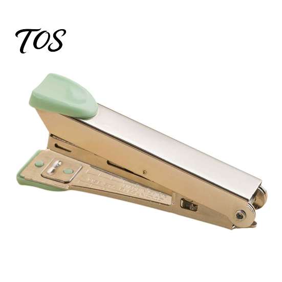 Student Study Accessories Portable Handheld Stapler, Metal Ergonomic Binding Tool, Compact Desktop Stationery Lightweight for Office And School