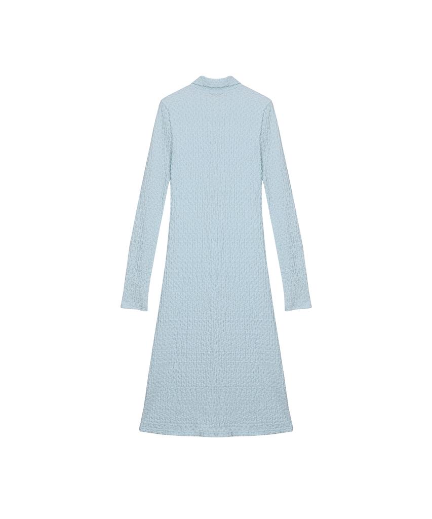320 Showroom Shirt Collar Wrinkled Dress Mint